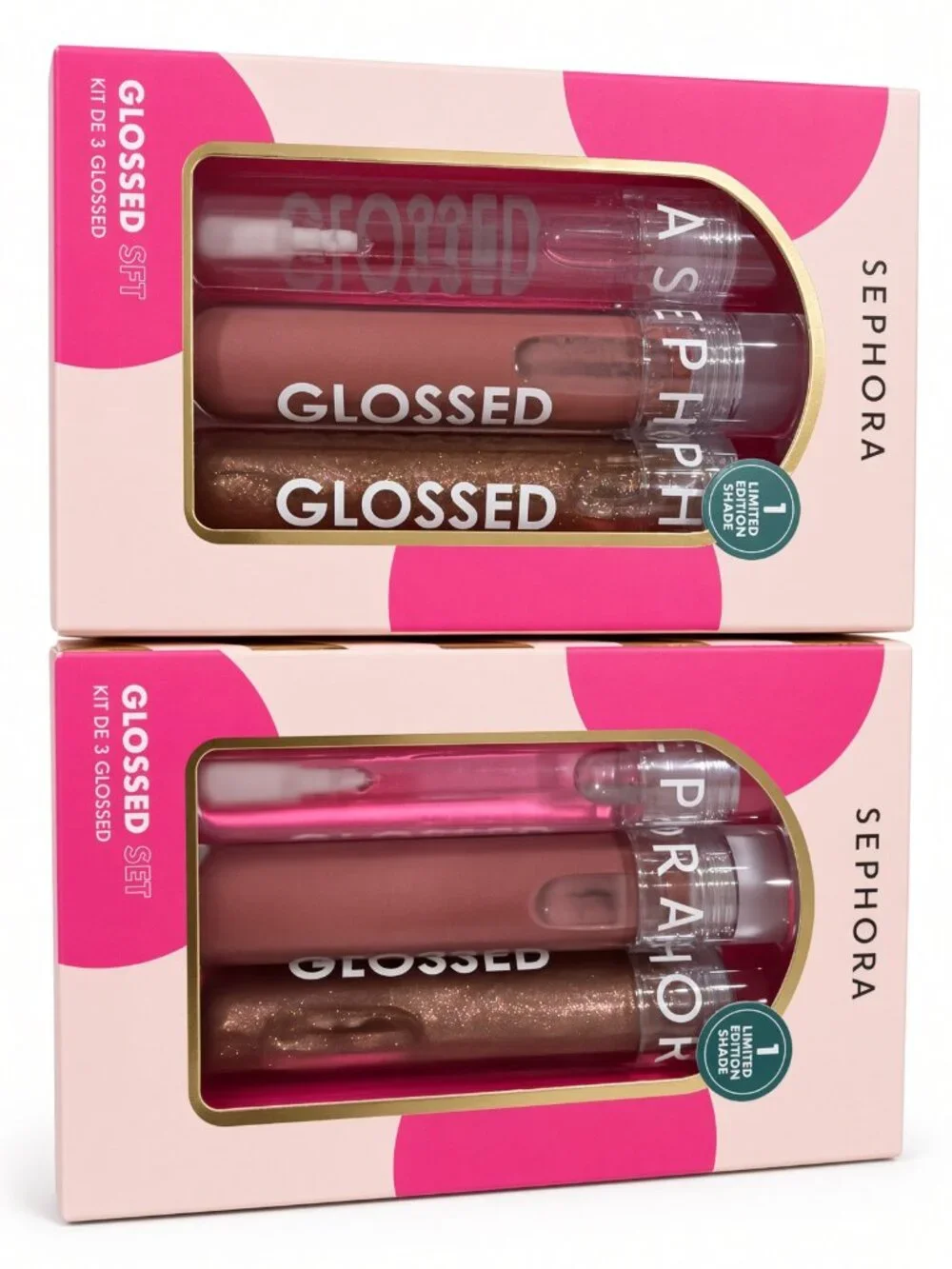 Sephora Collection Glossed Lip Gloss Gift Set Lot of 2 (6 Glosses) NEW